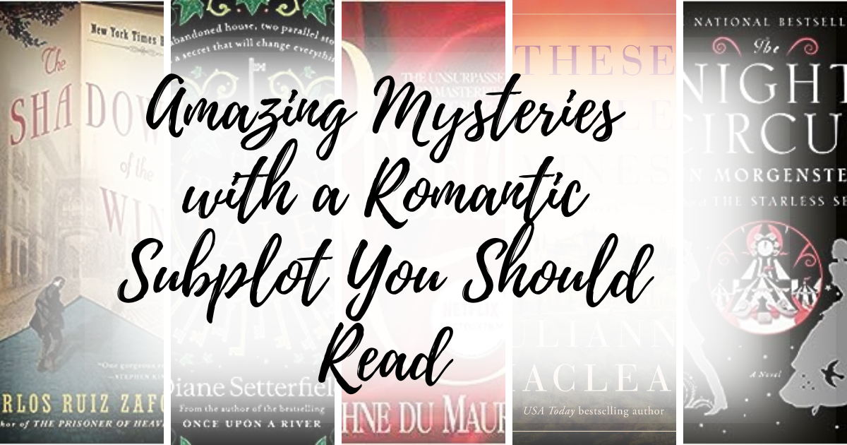 mystery books with romance subplot